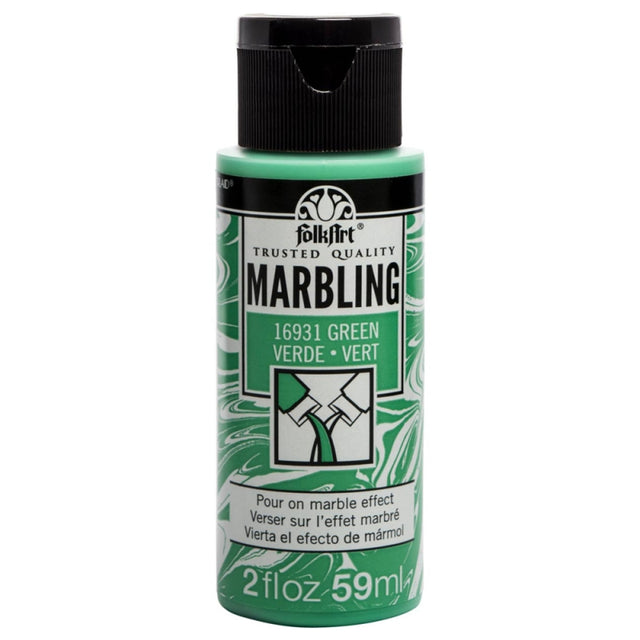 FolkArt Marbling Paint 59ml - Green