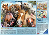 Ravensburger Selfies Horsing Around 500 Piece Jigsaw Puzzle