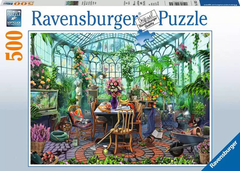 Greenhouse Morning 500 Pieces Jigsaw Puzzle