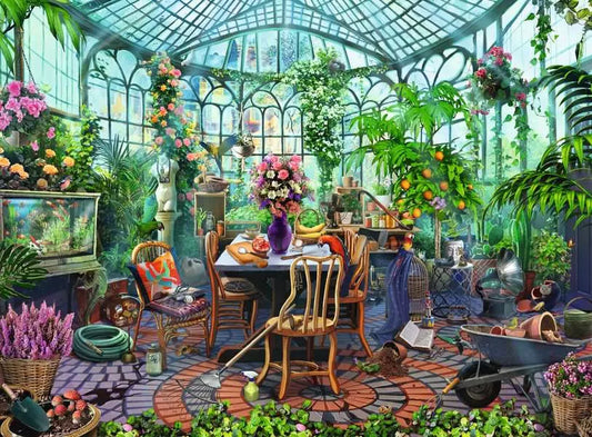 Greenhouse Morning 500 Pieces Jigsaw Puzzle