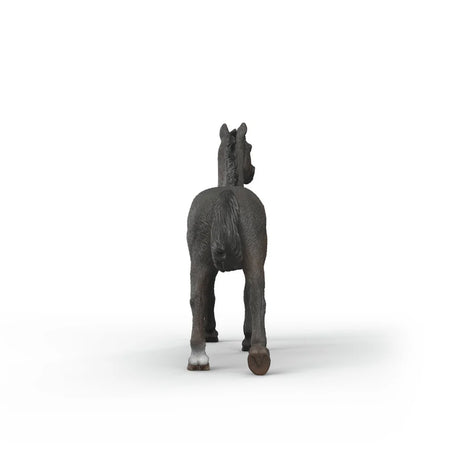 Horse figurine on a white background