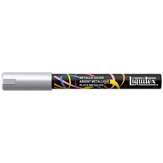 Liquitex Marker 2mm - Metallic Silver