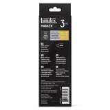Liquitex marker packaging with product details on a white background