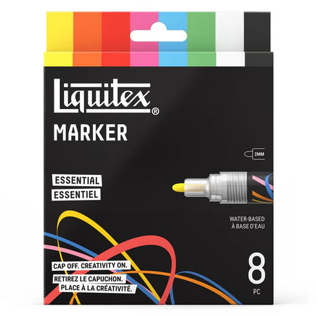 Liquitex Marker Set - Essentials (8 x 2mm)