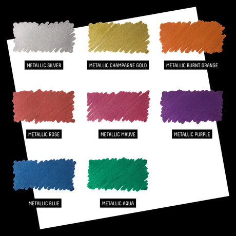 Liquitex Marker Set - Metallics (8 x 2mm)