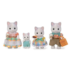 Sylvanian Families Latte Cat Family