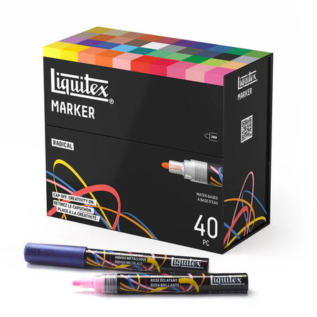 Liquitex Marker Set - Radical (40 x 2mm)