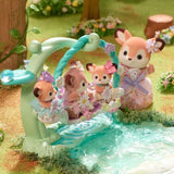 Sylvanian Families Deer Babies - Floral Swing Set