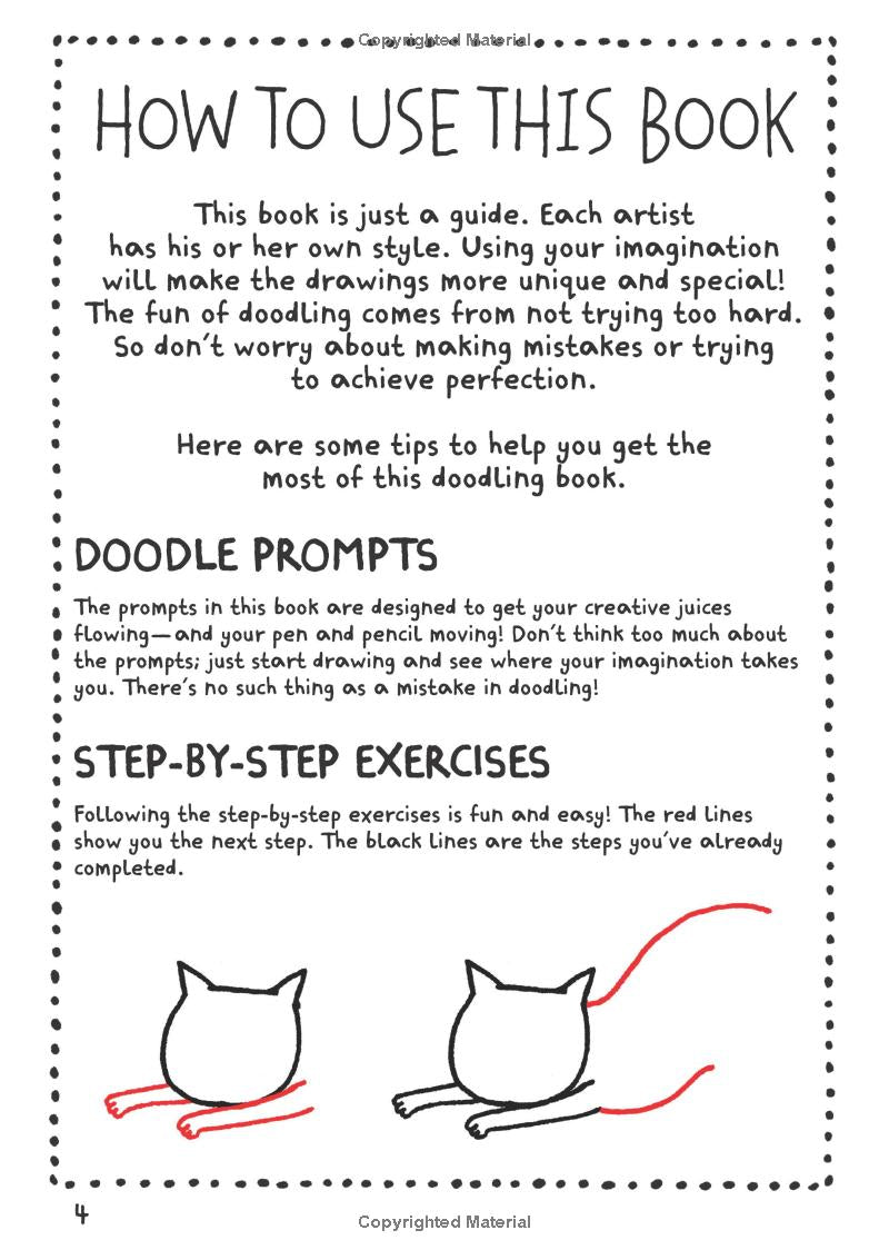 Doodling For Cat People Book
