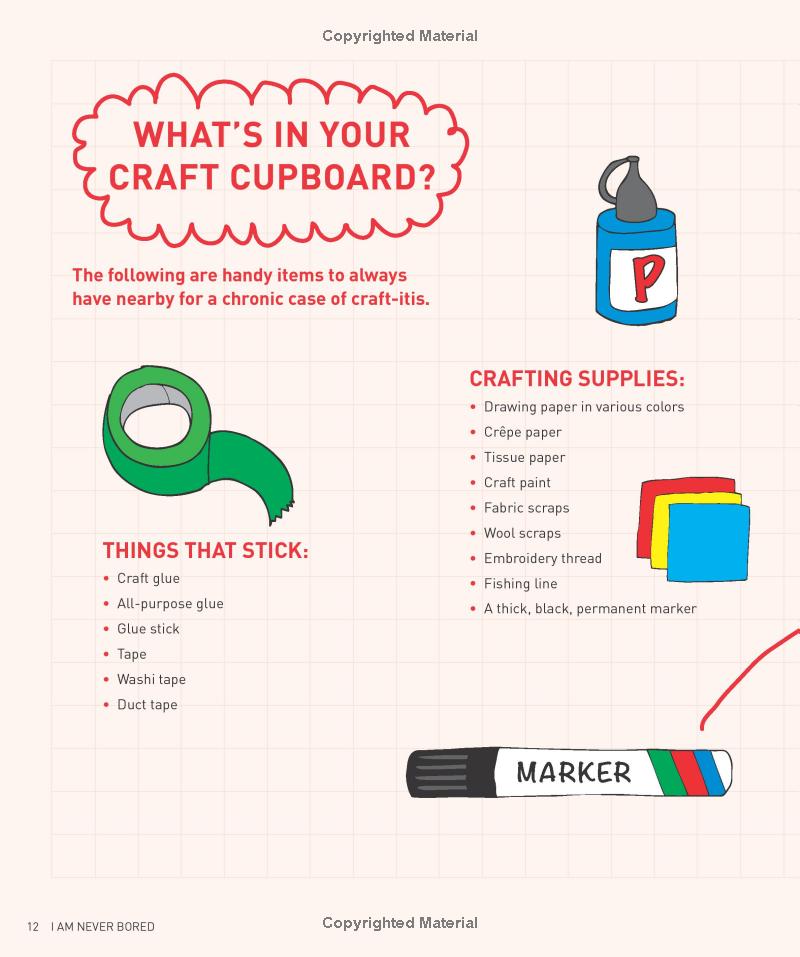 I Am Never Bored: Best Ever Kids Craft Book