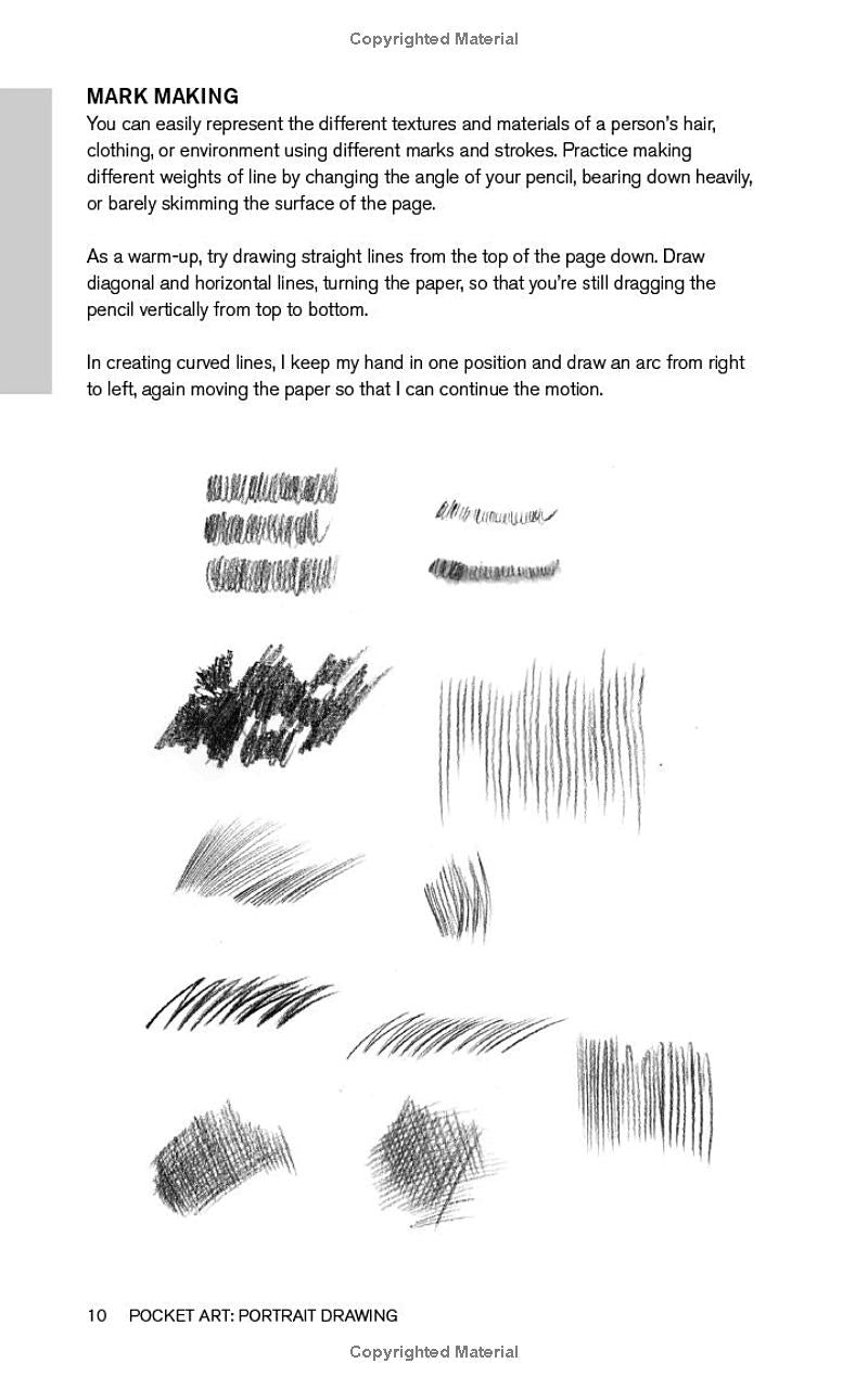Pocket Art: Portrait Drawing Book