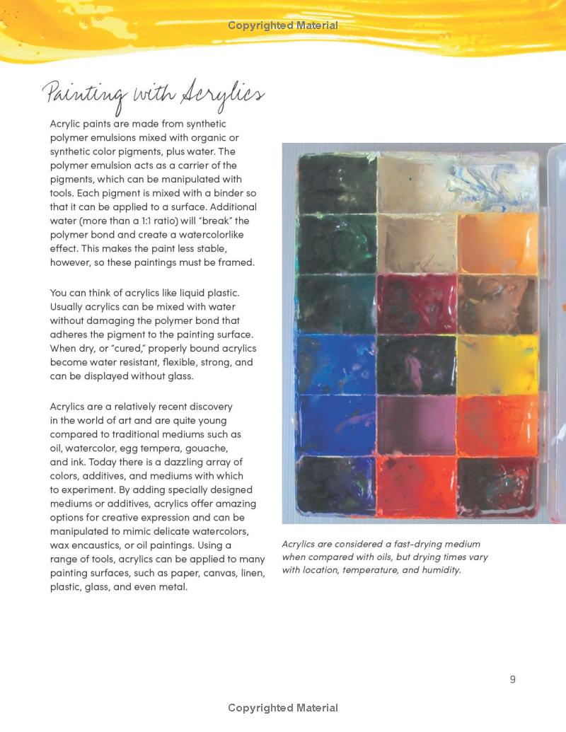 Beginning Acrylic: Tips and Techniques Book