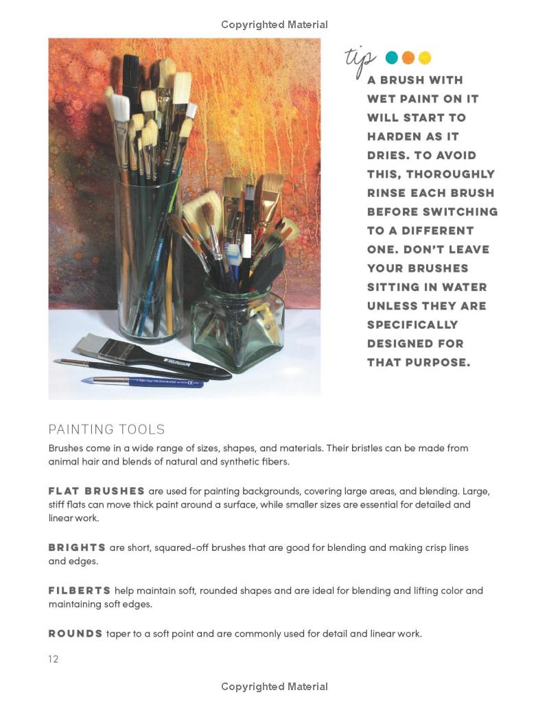 Beginning Acrylic: Tips and Techniques Book
