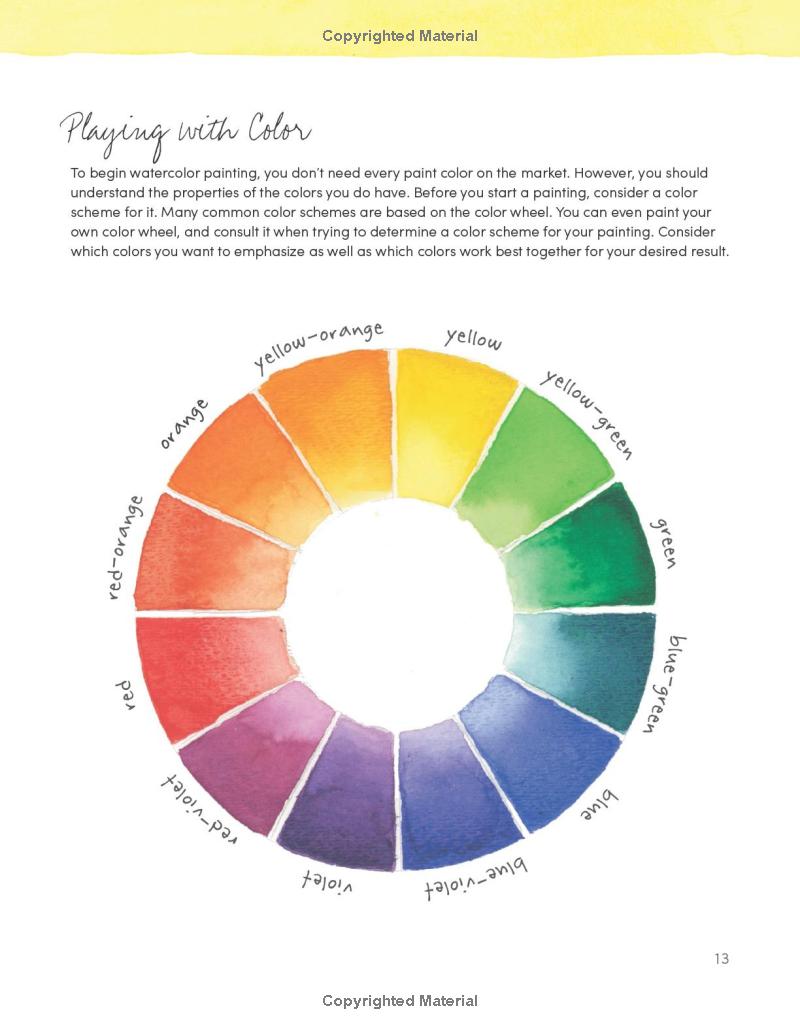 Portfolio: Beginning Watercolour Book