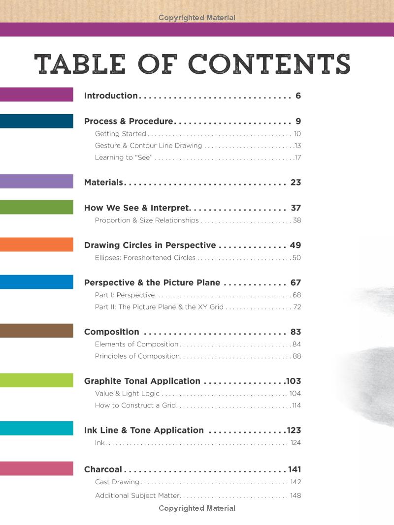 Drawing School: Fundamentals for the Beginner Book