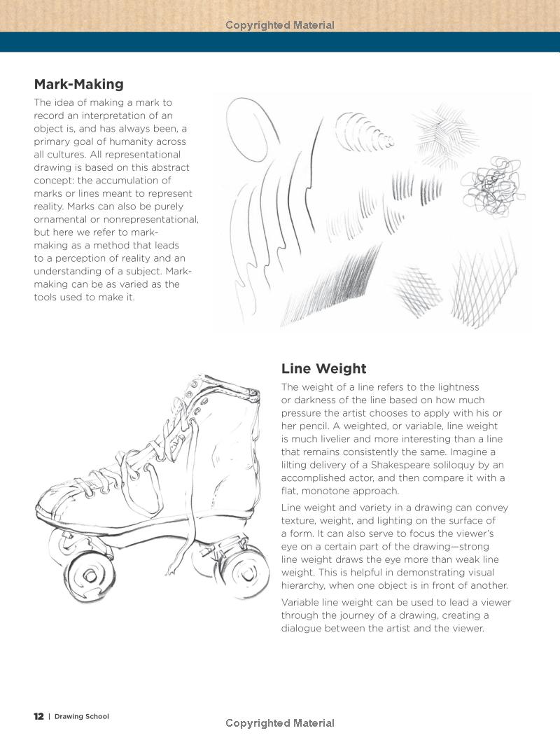 Drawing School: Fundamentals for the Beginner Book