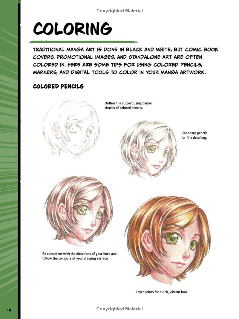 Drawing Manga Heroines & Heroes Book