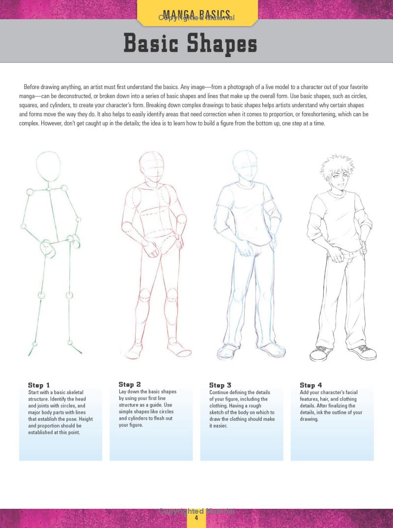 Drawing Manga Step-by-Step Book