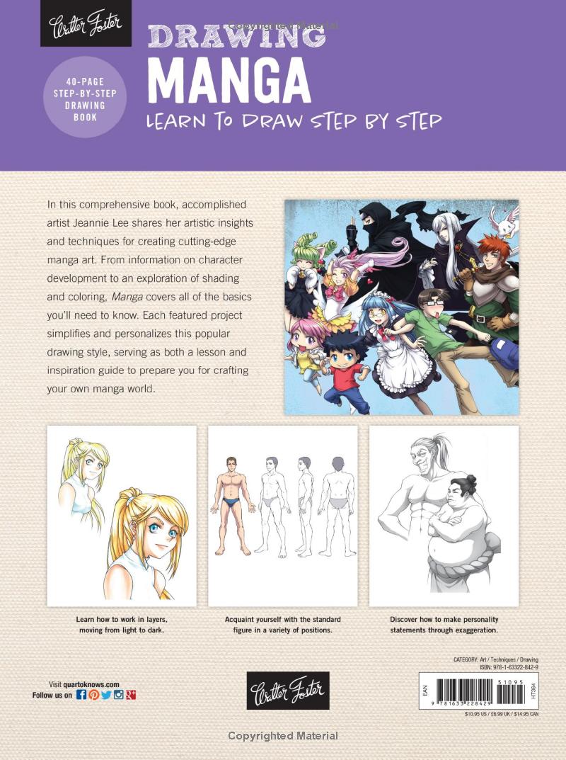 Drawing Manga Step-by-Step Book