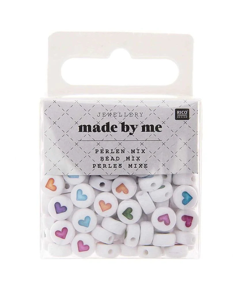 Heart Multicoloured Beads