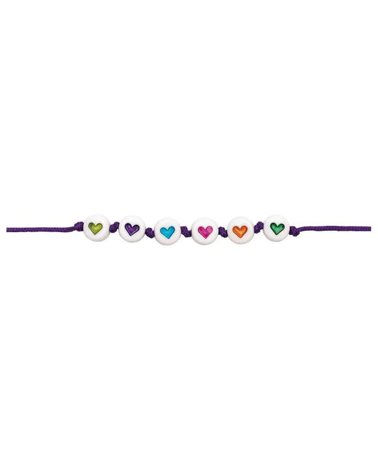 Heart Multicoloured Beads