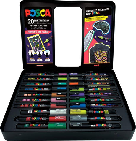 Uni-Posca Paint Marker Pen - Fine Point - Set de 15 (PC-3M15C Uni-Posca Paint Marker Pen - Fine Point - Set de 15 (PC-3M15C