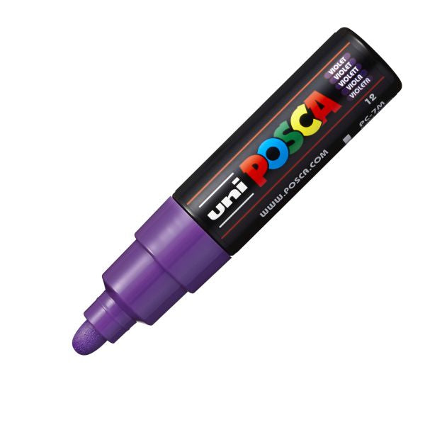 uni Posca PC-7M Marker Bold Bullet Tip Paint Marker Violet