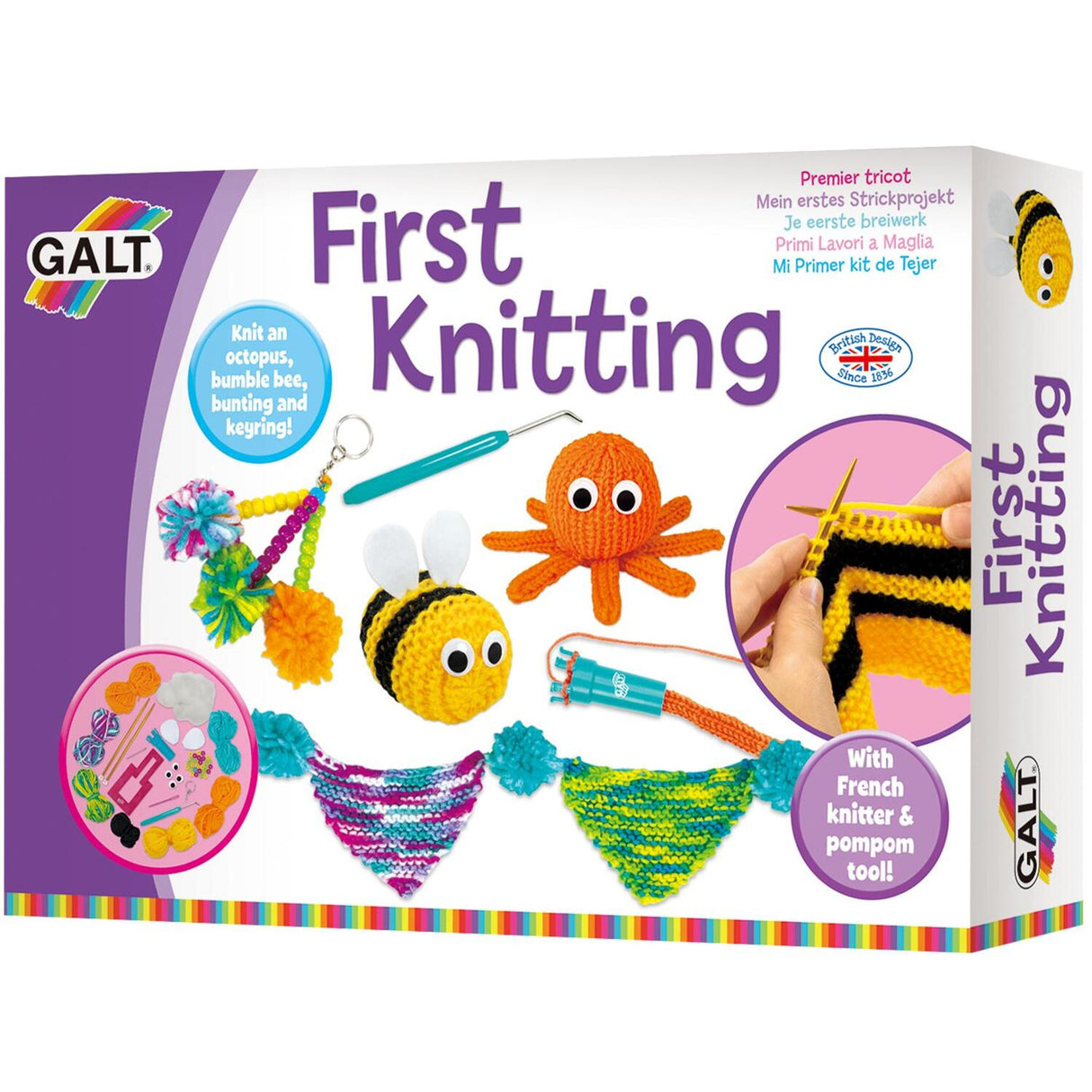 GALT First Knitting Kit