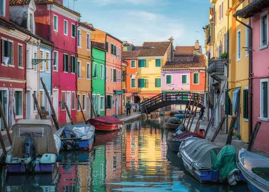 1000 Piece Jigsaw Puzzle - Burano Italy 