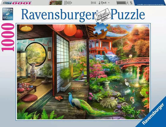 Japanese Gardens Teahouse 1000 Piece Jigsaw Puzzle