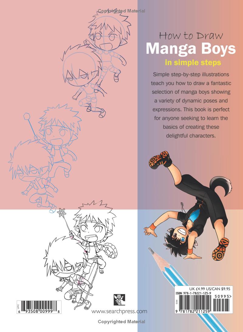 How to Draw Manga Boys Book