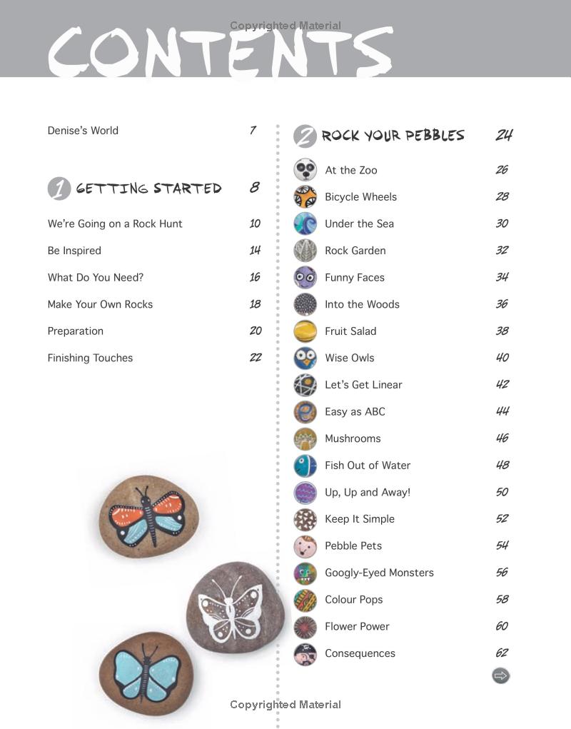 Rock Art! Painting on Rocks, Stones and Pebbles Book