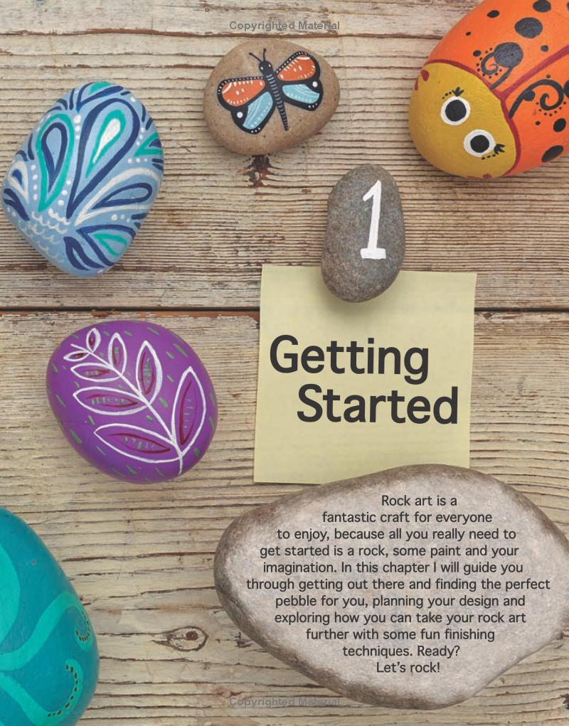 Rock Art! Painting on Rocks, Stones and Pebbles Book