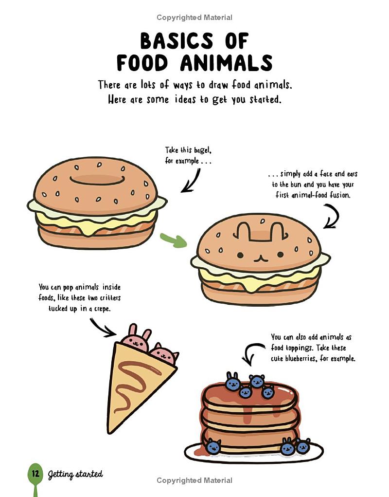 Kawaii: How to Draw Really Cute Food Book