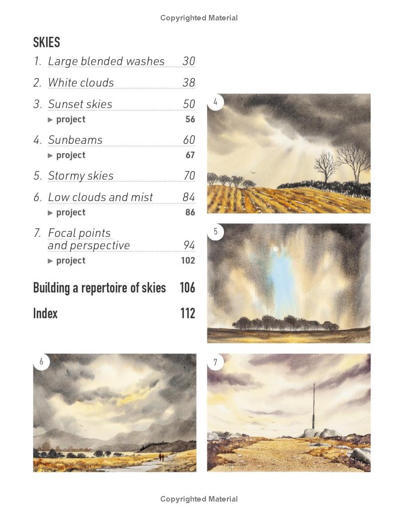 The Easy Guide To Painting Skies In Watercolours Book