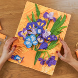 OKTO DIY 3D Clay Painting Creative Set - Irises