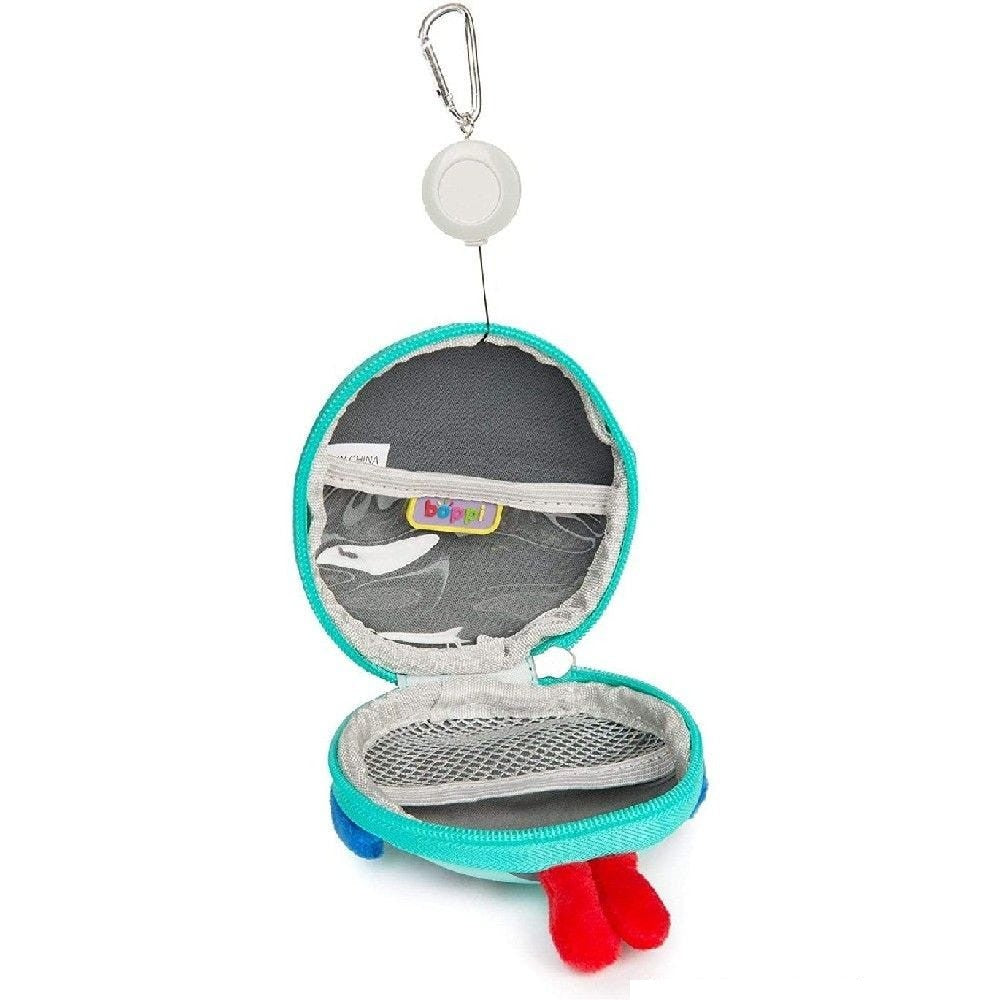 Boppi Tiny Trekker Kids Keyring Travel Pouch Coin Purse - Robot