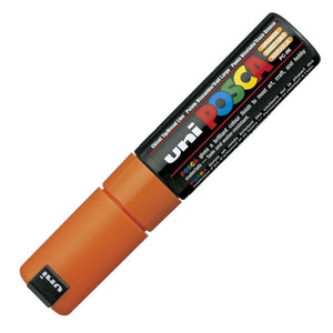 uni Posca PC-8K Broad Chisel Tip Paint Marker Orange