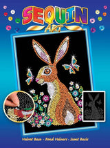 Sequin Art Blue Kit - Hare