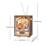 Sunset Carnival DIY Music Box 3D Wooden Puzzle