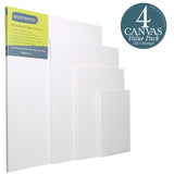 Elements Canvas Pack - 4 Pack of Assorted Sizes