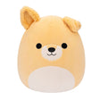 Squishmallows 7.5 Inch - Cooper Tan Dog with White Belly