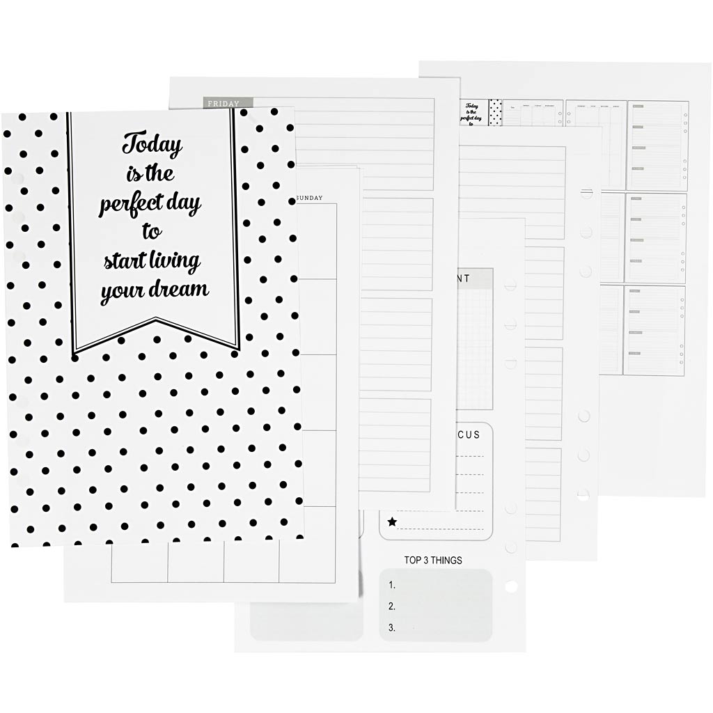 Calender pages
