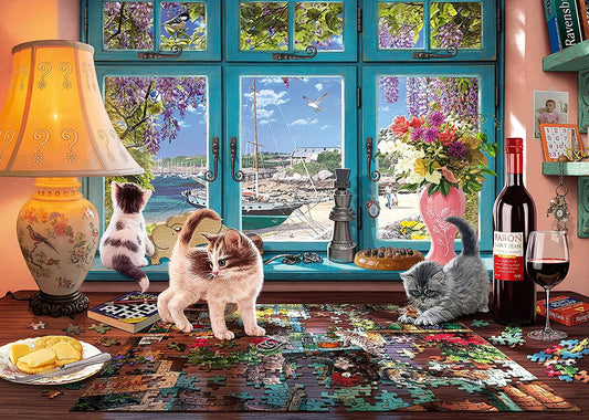1000 Piece Jigsaw Puzzle - The Puzzler's Desk