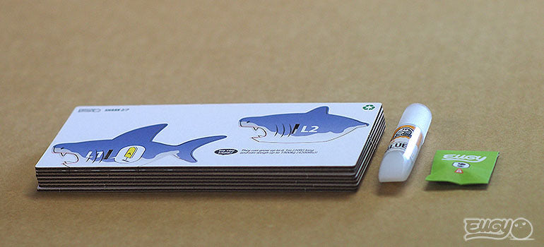 EUGY 019 Shark - 3D Model Kit