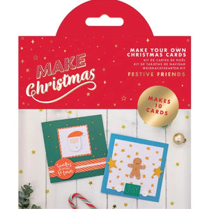 Make Christmas Kit - Card Making Kit - Festive Friends - 10pk