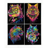 Diamond Dotz Dotzies Flock 20x25cm - Neon Wild (4 Pack)