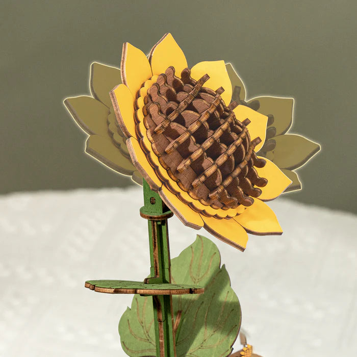 Robotime DIY Wooden Flower 3D Puzzle - Bouquet