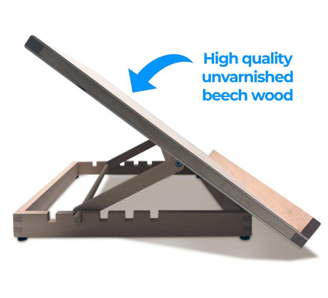 Zieler Easel and Acrylic Paint Gift Set - Paints, Brushes and A3 Pad