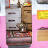 Rolife Happy Camper DGM04 DIY Miniature Camping Car Dollhouse Kit